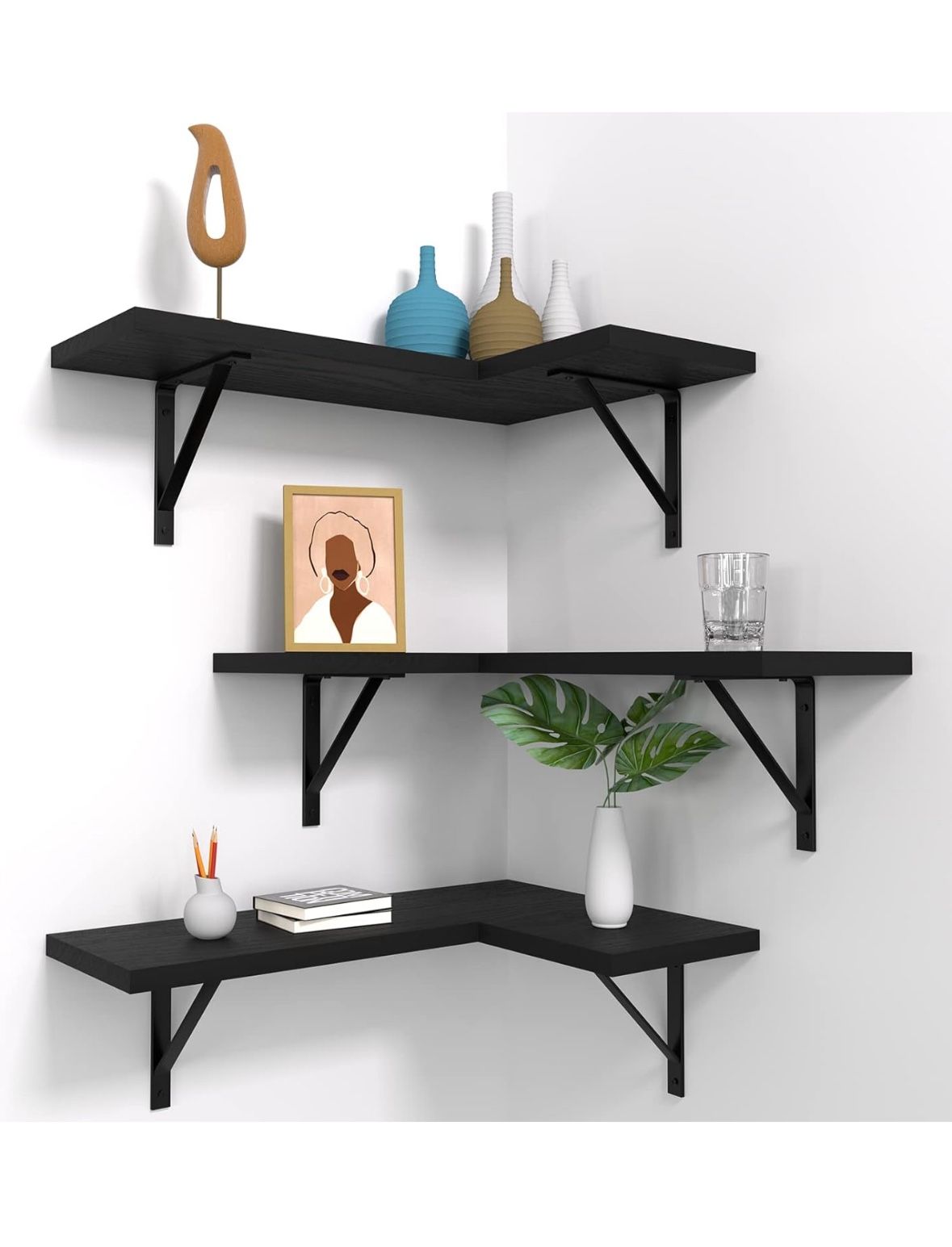 Corner Floating Shelves Set of 3 “NEW”