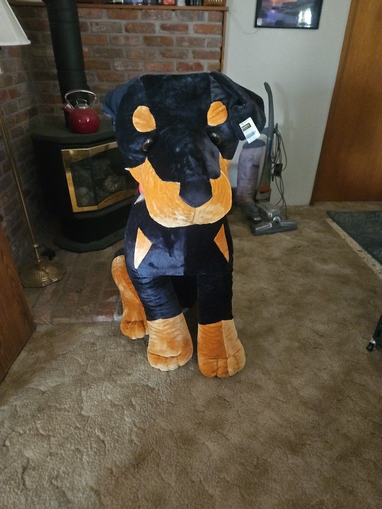 Stuffed Rockweller.