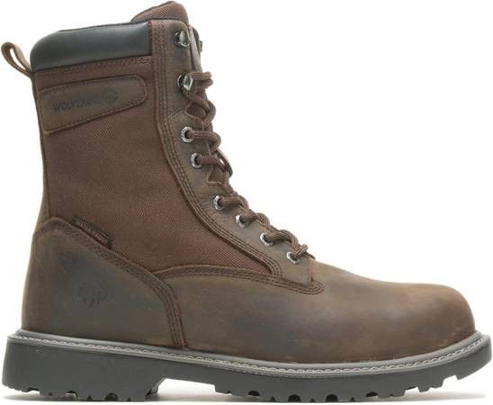 NEW Size 8 Work Boots Wolverine Men Floorhand Waterproof Insulated Steel Toe 8 Inch Boot