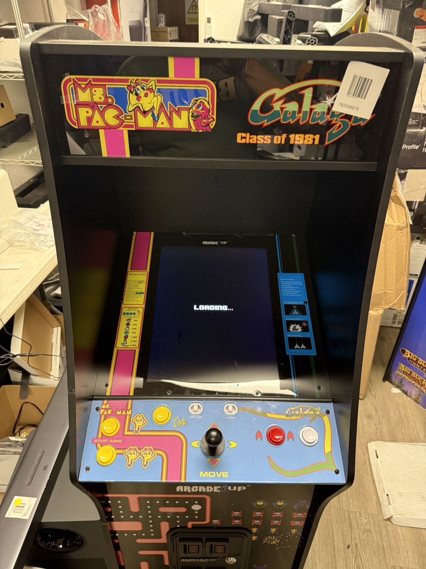 Ms. Pac-Man /Galaga Arcade 1up