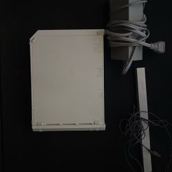 wii with a bunch of games