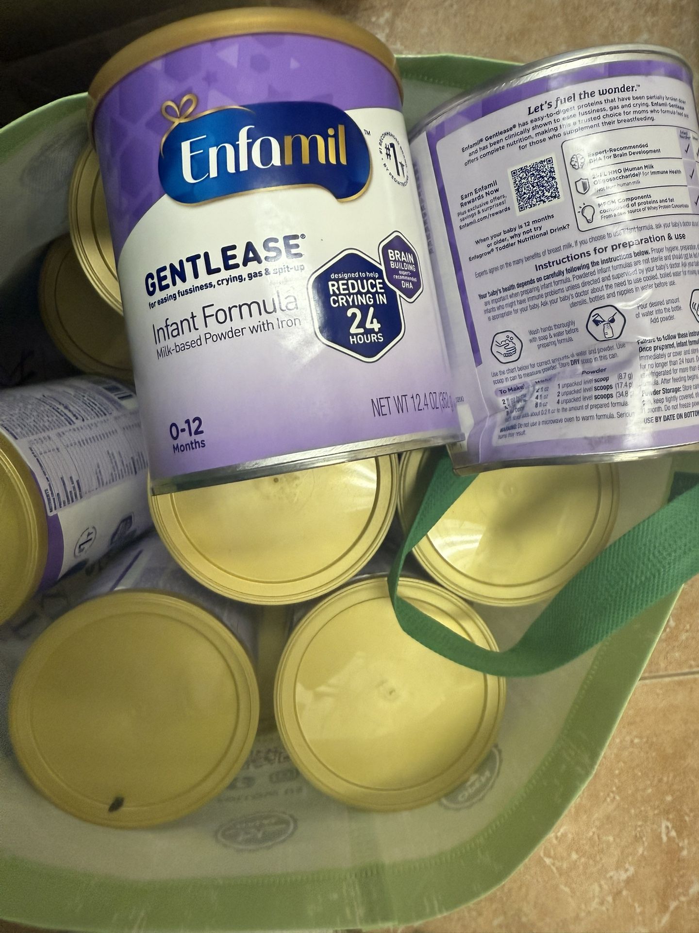 About 15 Cans Gentlease Exp.Feb -Jun2026