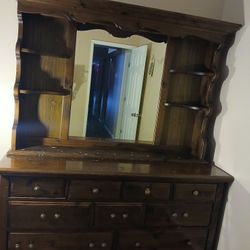 Dresser With Mirror - Mirror And Dresser - Dresser - Mirror 