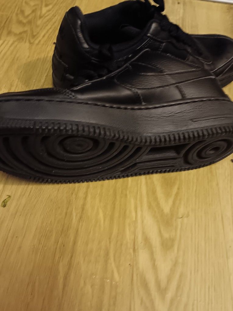 Nike Air Force 1 Black Women's 8.5 Like New
