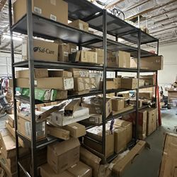 Industrial Warehouse Quality 5 Tier Boltless Shelving Racks Heavy Duty Storage Shelves