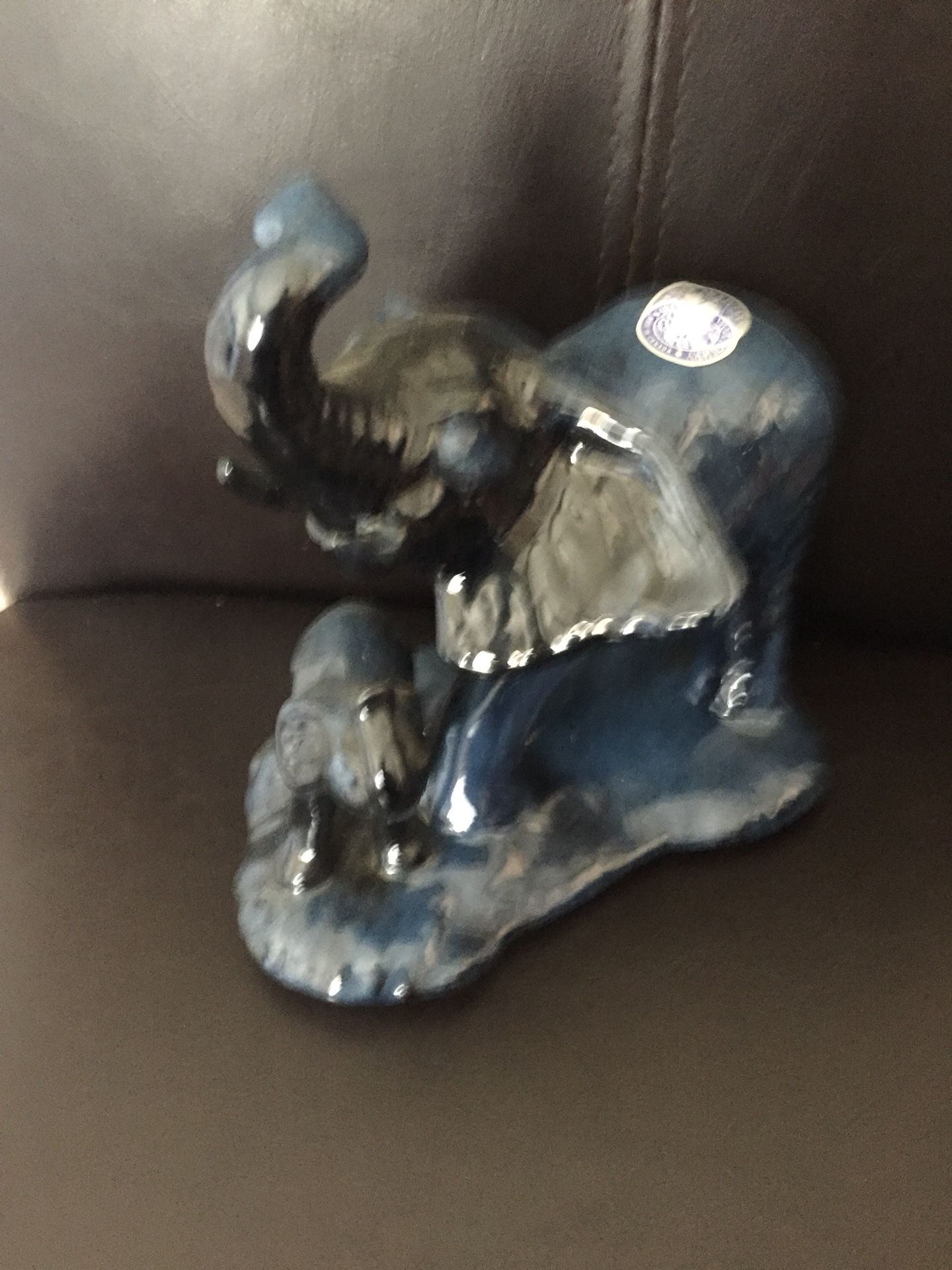 Large elephant collectible.