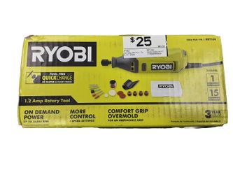 Ryobi Rrt100 Green Corded Rotary Tool