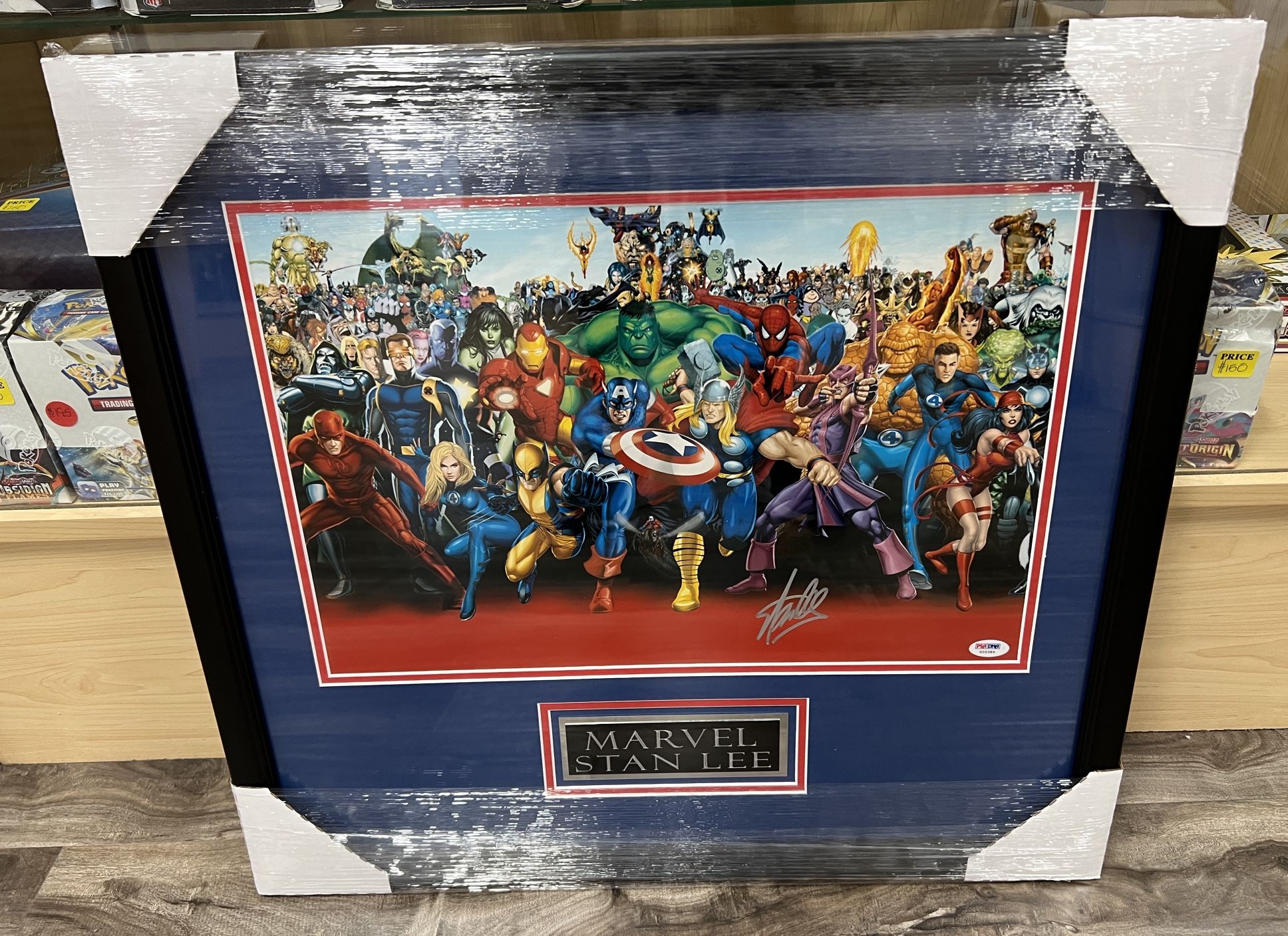 PSA/DNA Authentic Stan Lee Autograph 16x20 Custom Framed...