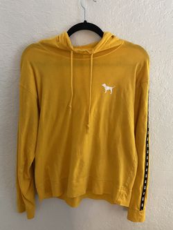 Bright yellow Victoria’s Secret PINK Hoodie/sweatshirt Size S