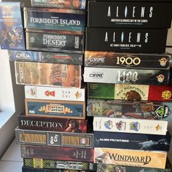 Various Board Games (most NIS: New In Shrink)