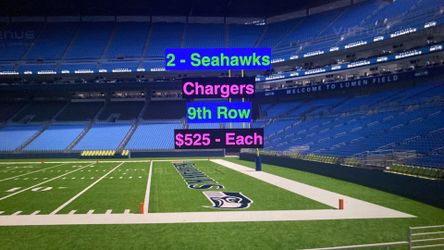 Seahawks Chargers Tickets