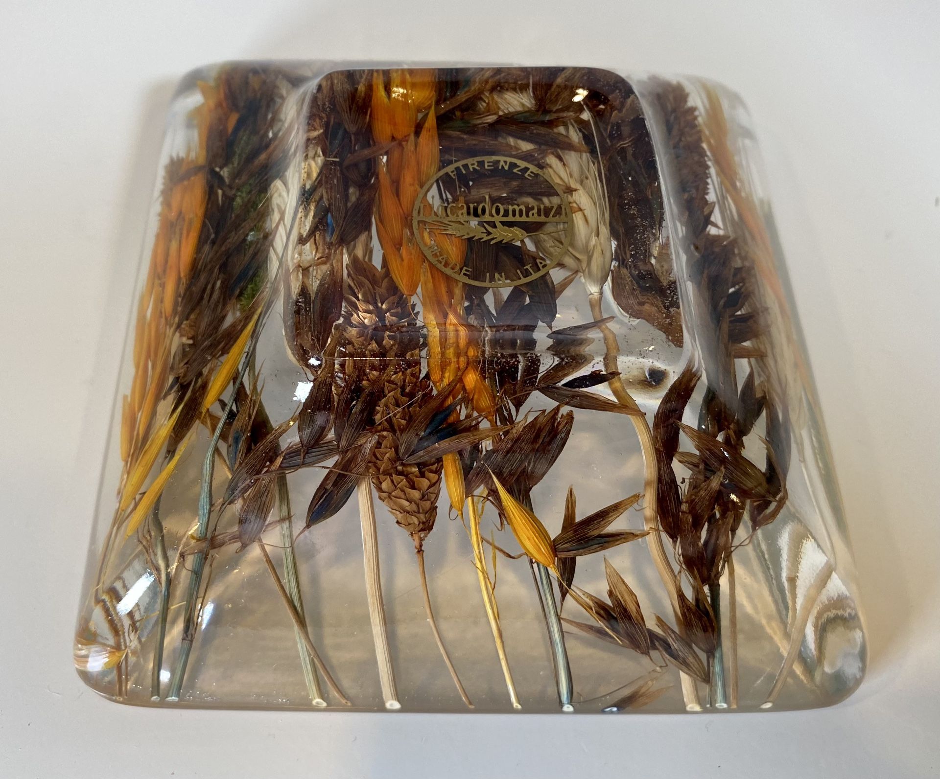 Italian Resin Bowl By Ricardo Marzi
