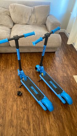 2 kids GOTRAX e scooters