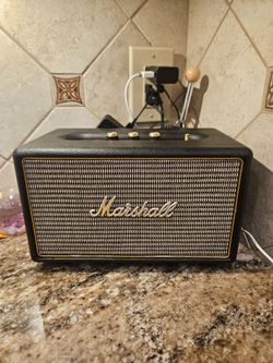 Marshall Acton Bluetooth Black Leather Vintage Speaker