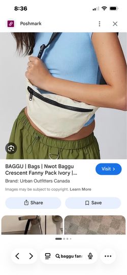 Baggu Crescent Nylon Fanny Pack Brand New