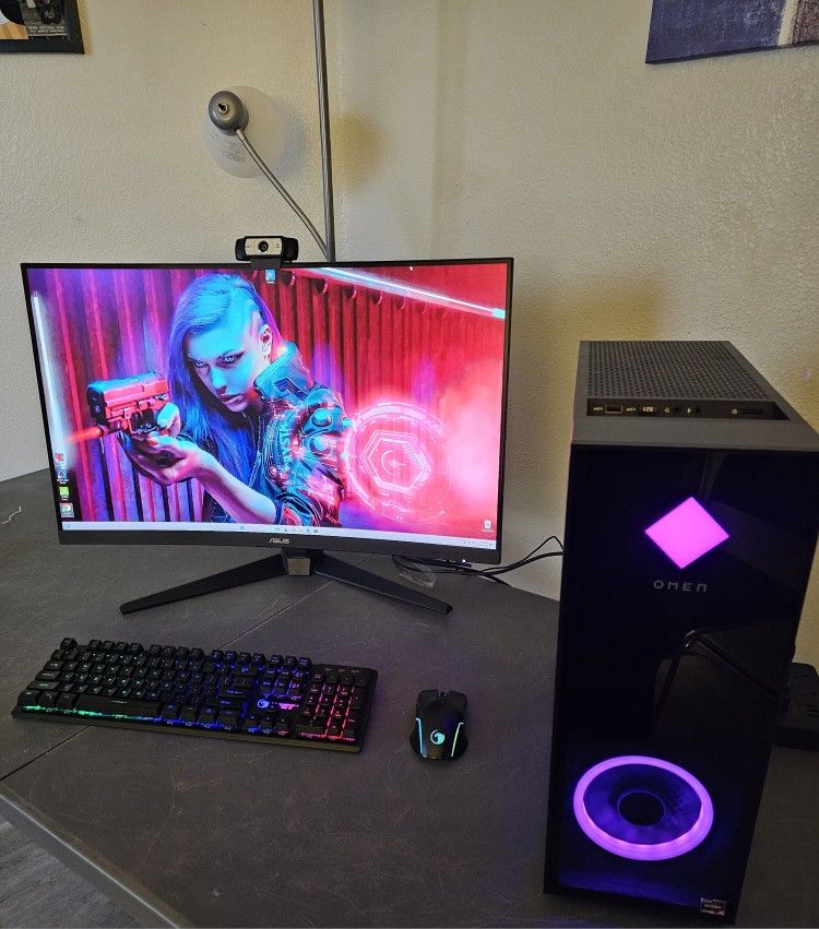Super Fast Complete 32" Omen Gaming Computer 