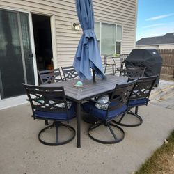 Patio Furniture 6 Chairs 150
