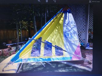 Windsurfing Board With All Accessories 