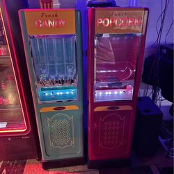 Led Popcorn & Candy Machines