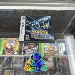 Pokemon Blk 2 DS $220 Gamehogs 11am-7pm