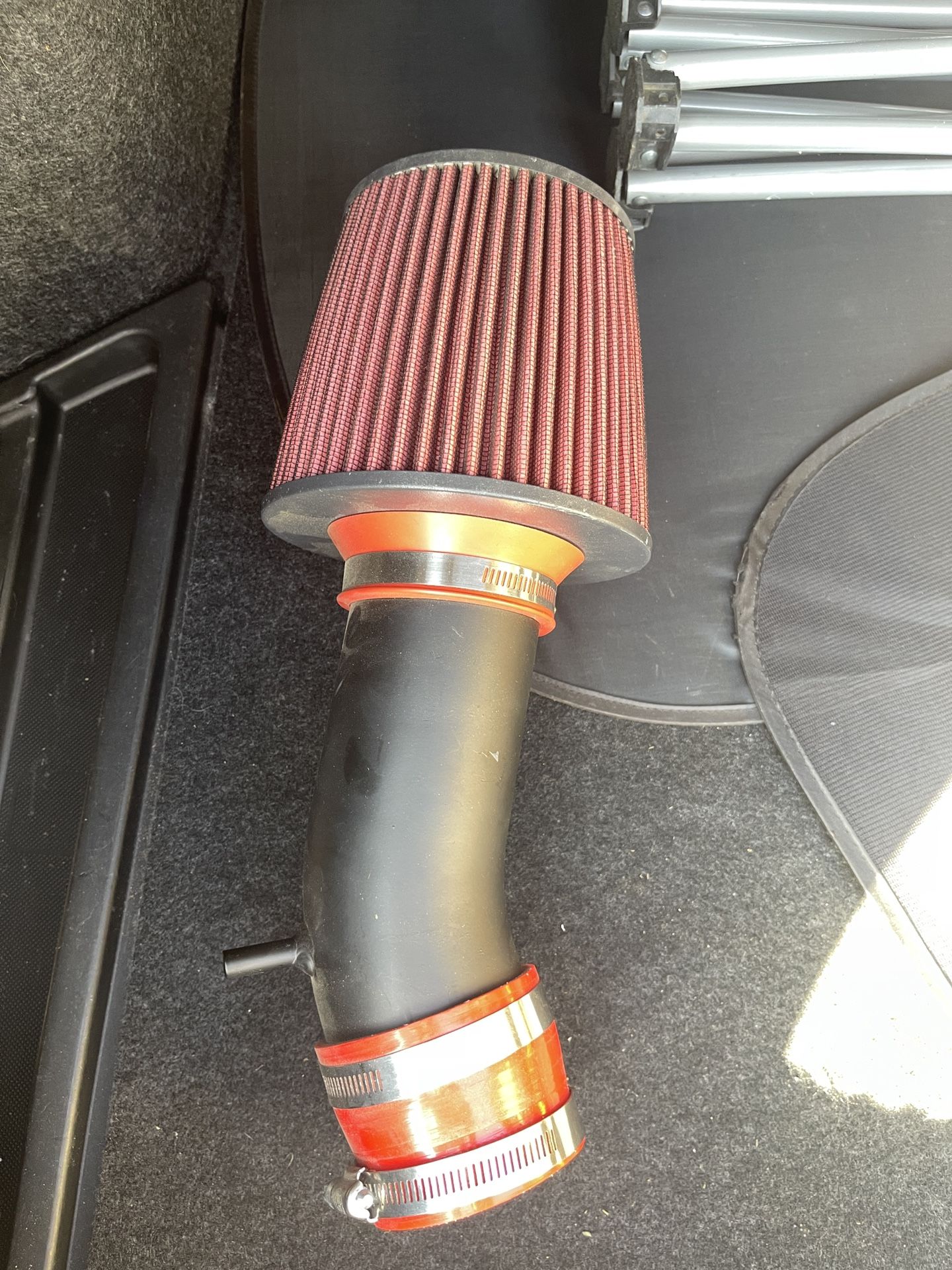 Short Ram Intake For Mazda 3 / Mazda 6 (2014-2016) with 2.5L L4 Engine Black/Red