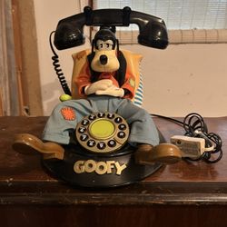 Telemania Disney Goofy Animated Talking Telephone