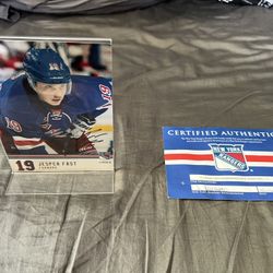 Jesper Fast Autographed Photo Card