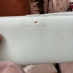 Kate Spade Slim Wallet Light Turqouise