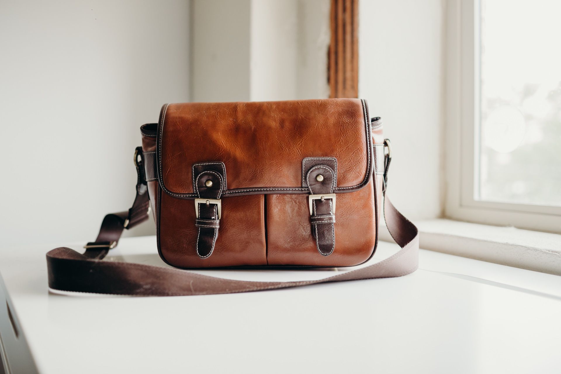 Camera and Lens Bag | Leather
