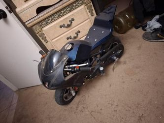 Pocket bike running