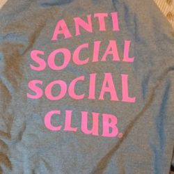 ANTISOCIAL CLUB ZIP UP HOODIE