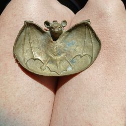 1897 Bat Ashtray Or Key Tray