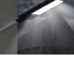 1000W Solar Street Lights Outdoor Waterproof, 100000LM 6500K LED Solar Powered Street Light Dusk to Dawn Solar Parking Lot Light Remote Control for Ga