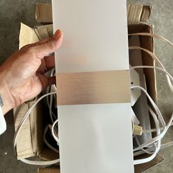 6 Modern Wall Sconce Light, Adjustable LED Wall Sconce Plug in