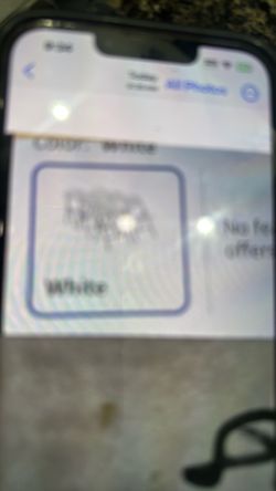 Set of 6 white metal folding chair  new