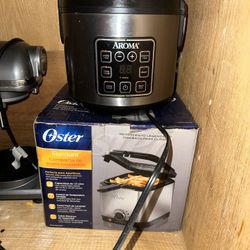 Rice Cooker & Brand New Deep Fryer 