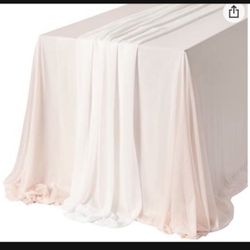 Tablecloth Pink And White