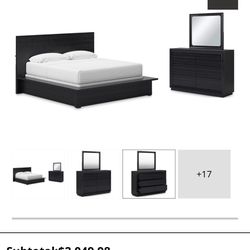 King Size Bed Room Set