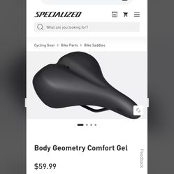 SPECIALIZED BIKE SEAT GEL BRAND NEW