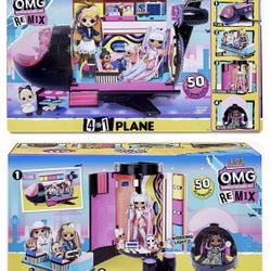 LOL Surprise OMG Remix 4 in 1 Exclusive Plane Playset Transforms