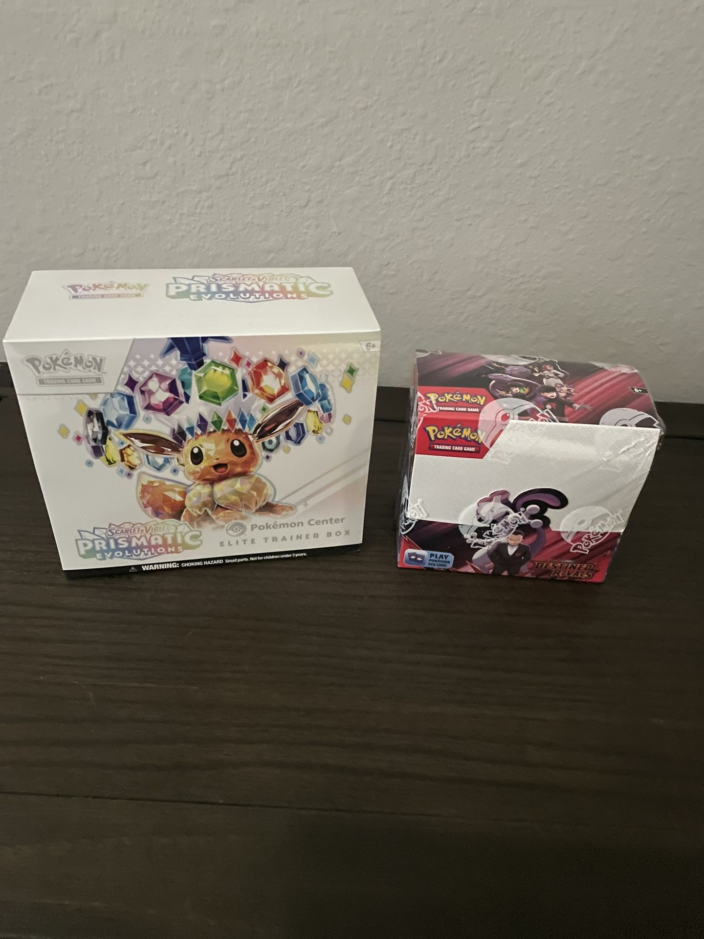 Prismatic PC ETB & Destined Rivals Booster Box