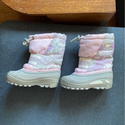 girls sorel snow boots sz 8