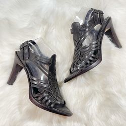 Banana Republic Leather Heeled Sandals