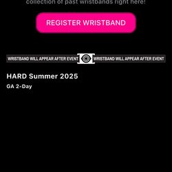 HARD SUMMER ONLY SUNDAY 