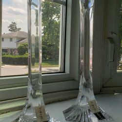 Full Lead Crystal Candleholders