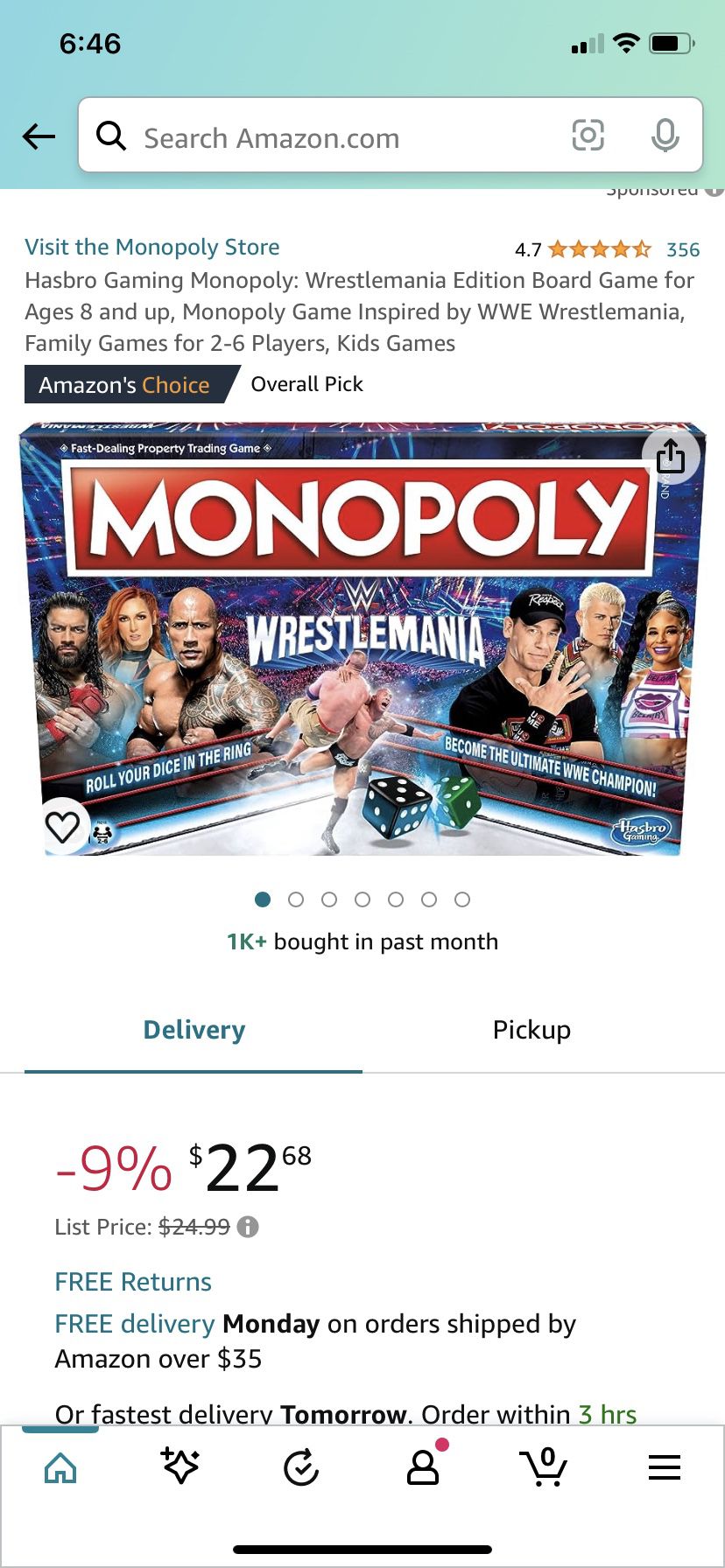 WWE Wrestlemania Monopoly!!!