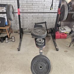 Bench And Weights Set 