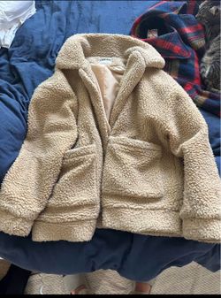 Cozy Teddy Bear Jacket - jammed zipper