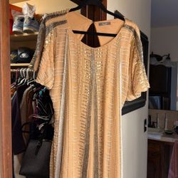 Beautiful Beaded Dress Size 14