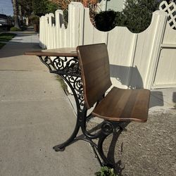 Antique School Desk